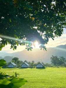 在 Yen Retreat “连接站”登记入住并享用午餐